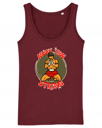 Muay Thai Fighter Burgundy