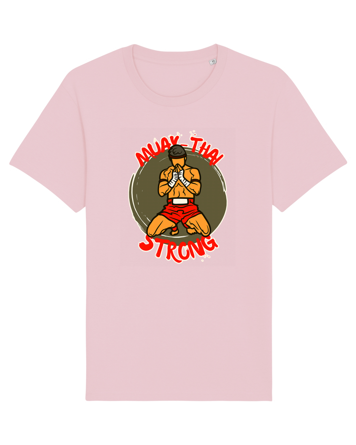 Tricou mânecă scurtă Unisex Rocker Cotton Pink