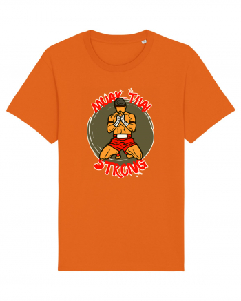 Muay Thai Fighter Bright Orange