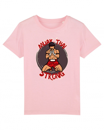 Muay Thai Fighter Cotton Pink