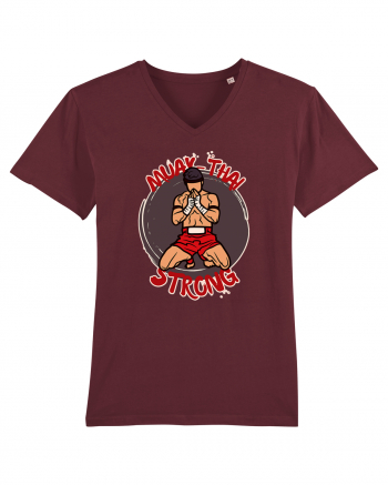 Muay Thai Fighter Burgundy