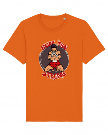 Muay Thai Fighter Bright Orange