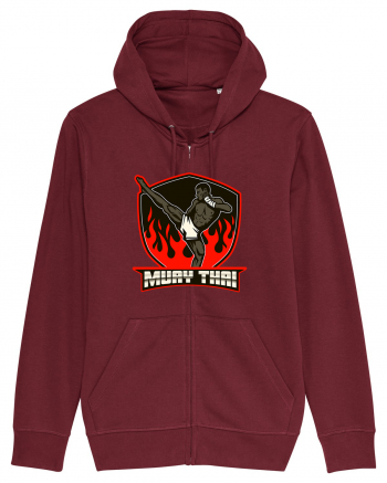 Muay Thai Fighter Burgundy