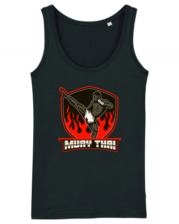 Muay Thai Fighter Black