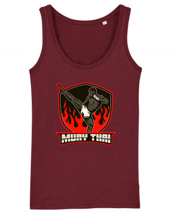 Muay Thai Fighter Burgundy