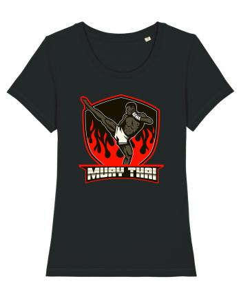 Muay Thai Fighter Black