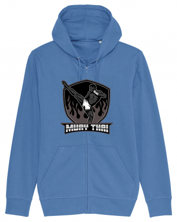 Muay Thai Fighter Bright Blue