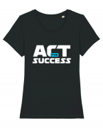 Act For Success Tricou mânecă scurtă guler larg fitted Damă Expresser