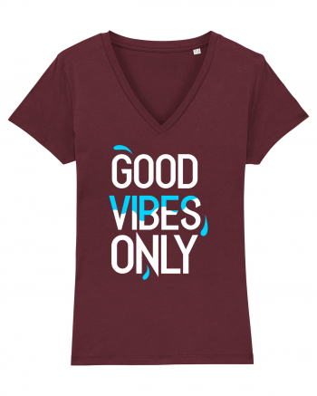 Good Vibes Only Burgundy