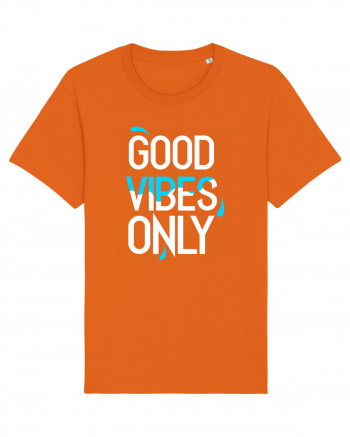 Good Vibes Only Bright Orange