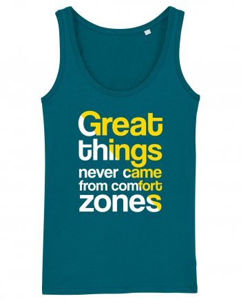 Great things never came from comfort zones Ocean Depth