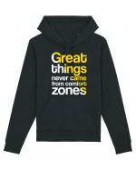 Great things never came from comfort zones Hanorac Unisex Drummer