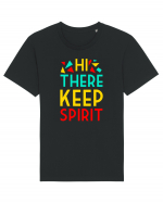 Hi There Keep Spirit Tricou mânecă scurtă Unisex Rocker