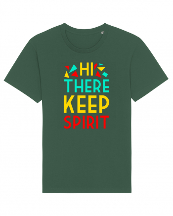 Hi There Keep Spirit Bottle Green