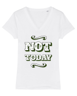 Not Today Tricou mânecă scurtă guler V Damă Evoker