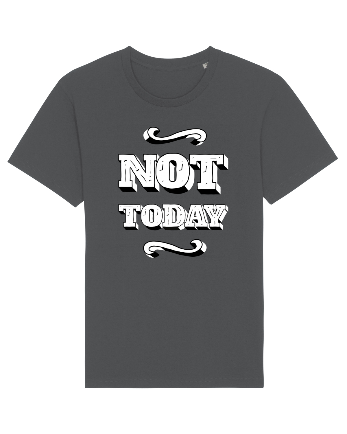 Tricou mânecă scurtă Unisex Rocker Anthracite