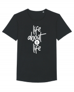 Life About Is Life Tricou mânecă scurtă guler larg Bărbat Skater