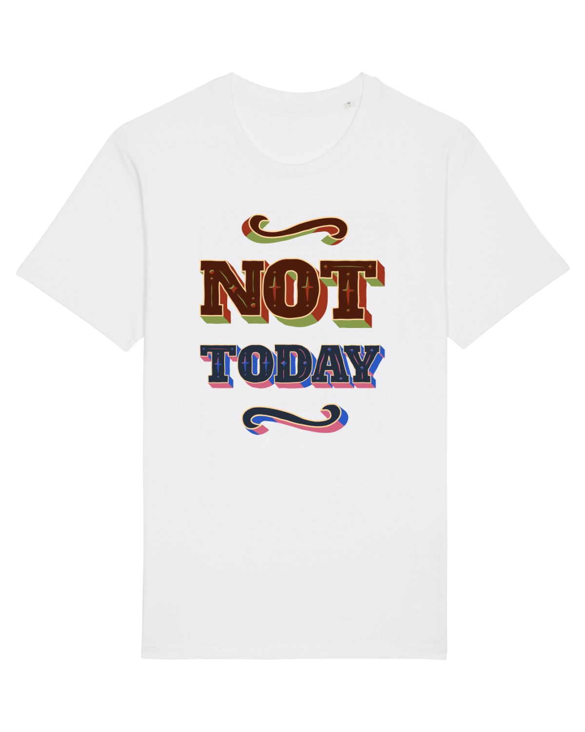 Tricou mânecă scurtă Unisex Rocker White