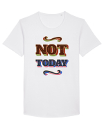 Not Today Tricou mânecă scurtă guler larg Bărbat Skater