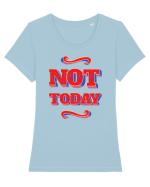 Not Today Tricou mânecă scurtă guler larg fitted Damă Expresser