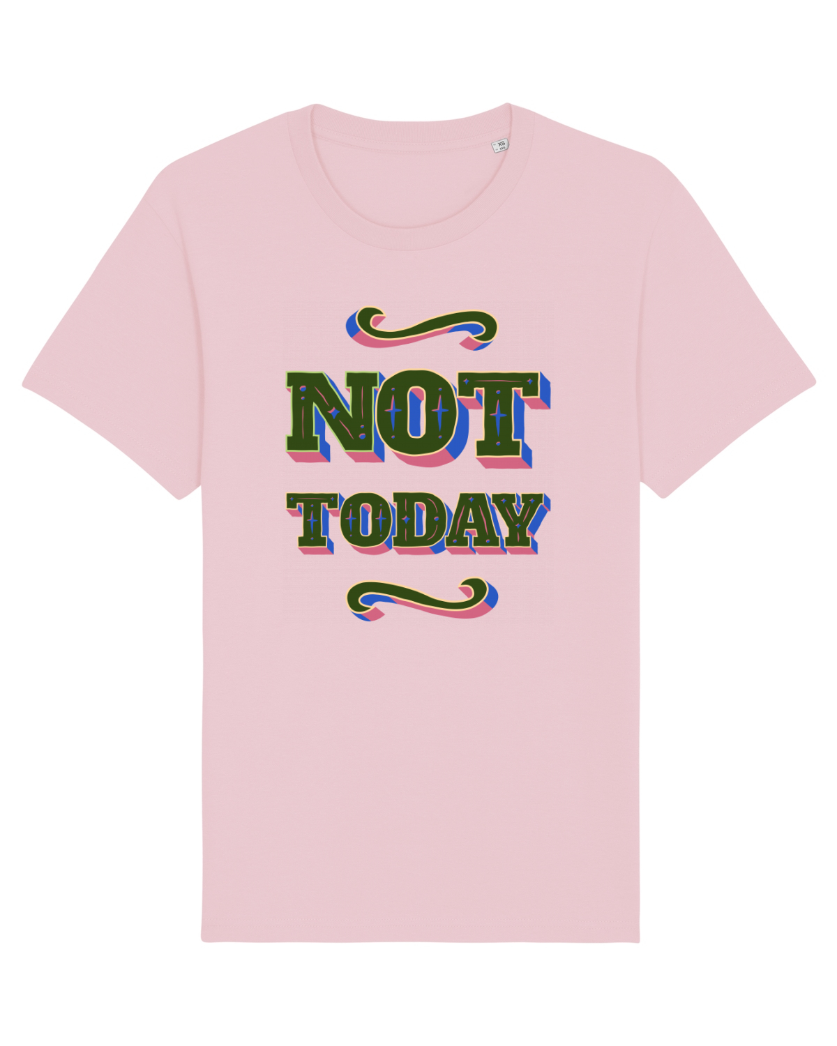 Tricou mânecă scurtă Unisex Rocker Cotton Pink