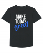 Make Today Great Tricou mânecă scurtă guler larg Bărbat Skater