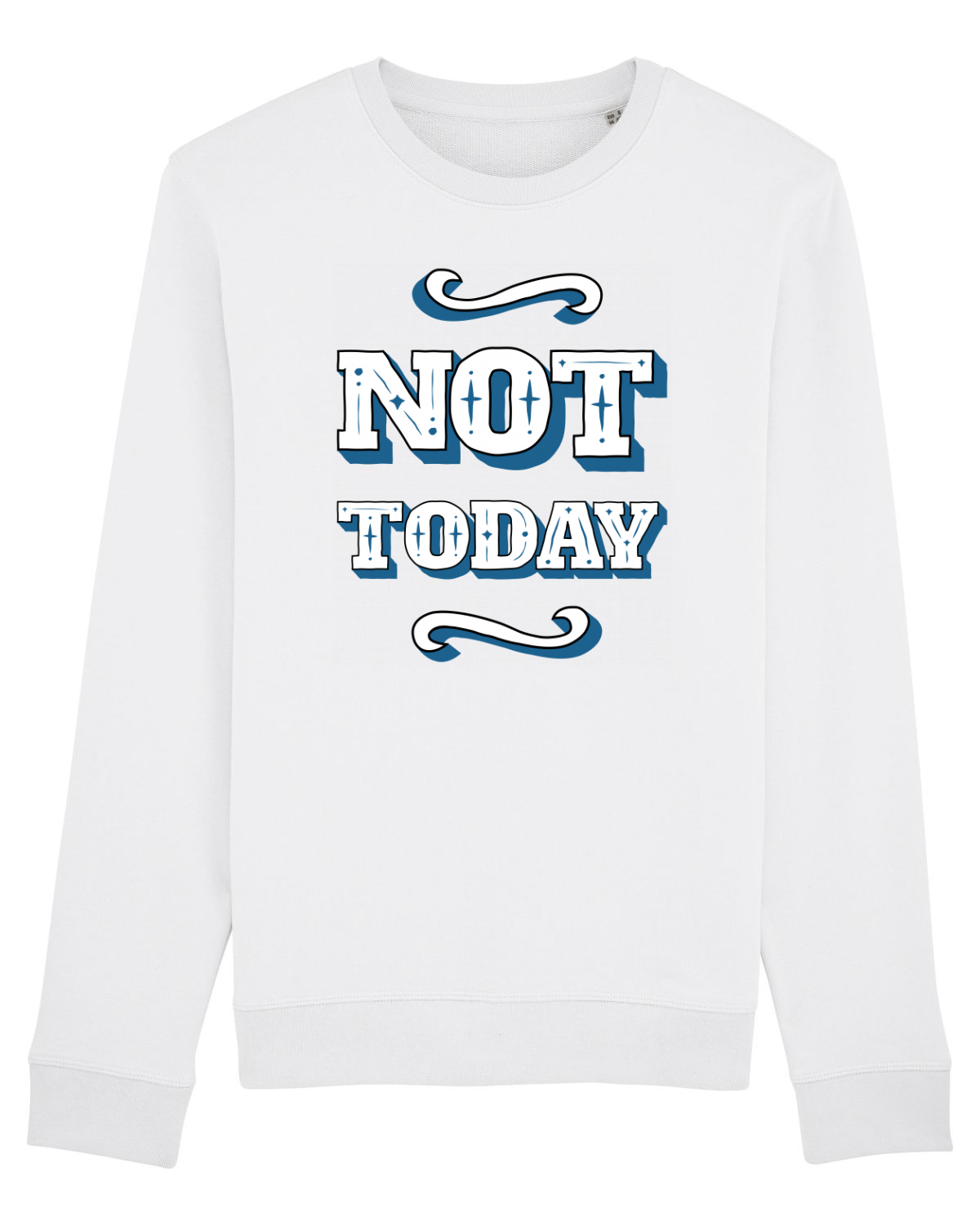 Bluză mânecă lungă Unisex Rise White