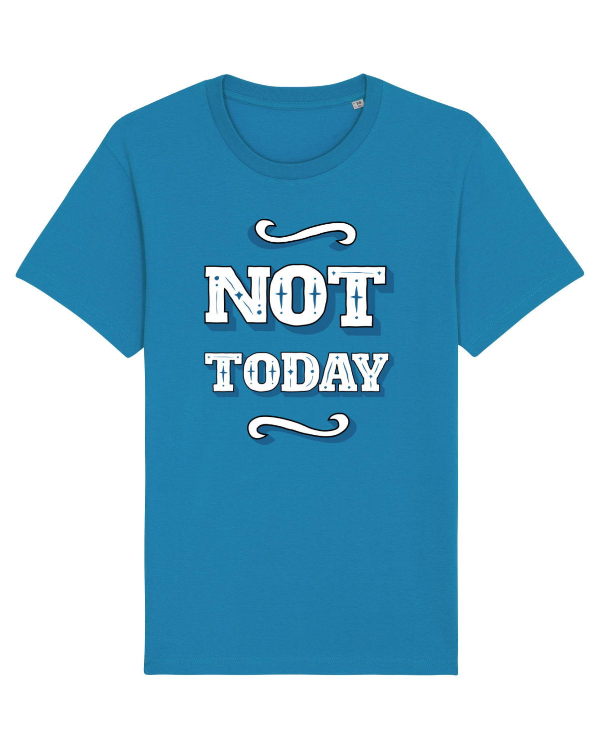 Tricou mânecă scurtă Unisex Rocker Azur
