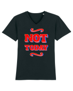 Not Today Tricou mânecă scurtă guler V Bărbat Presenter