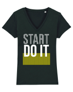 Start Do It Tricou mânecă scurtă guler V Damă Evoker
