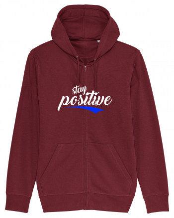 Stay Positive Burgundy