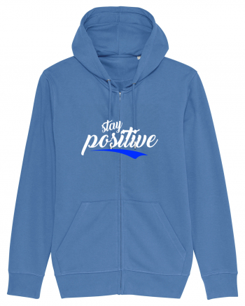 Stay Positive Bright Blue