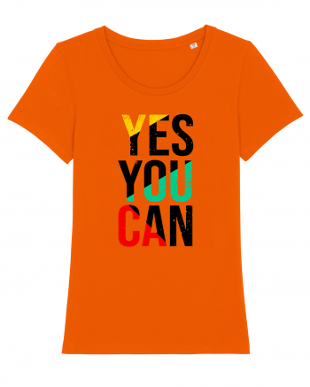 Yes You Can Bright Orange