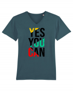 Yes You Can Tricou mânecă scurtă guler V Bărbat Presenter