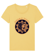 Muay Thai Fighter Tricou mânecă scurtă guler larg fitted Damă Expresser