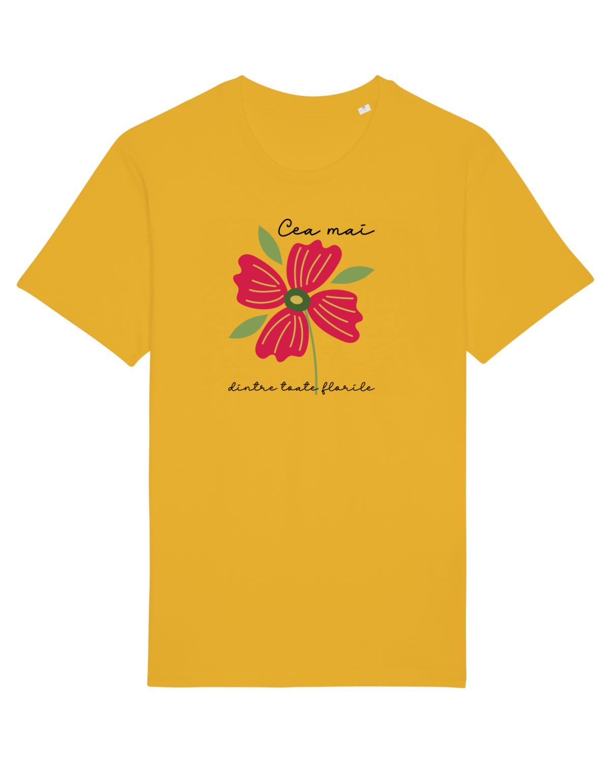 Tricou mânecă scurtă Unisex Rocker Spectra Yellow