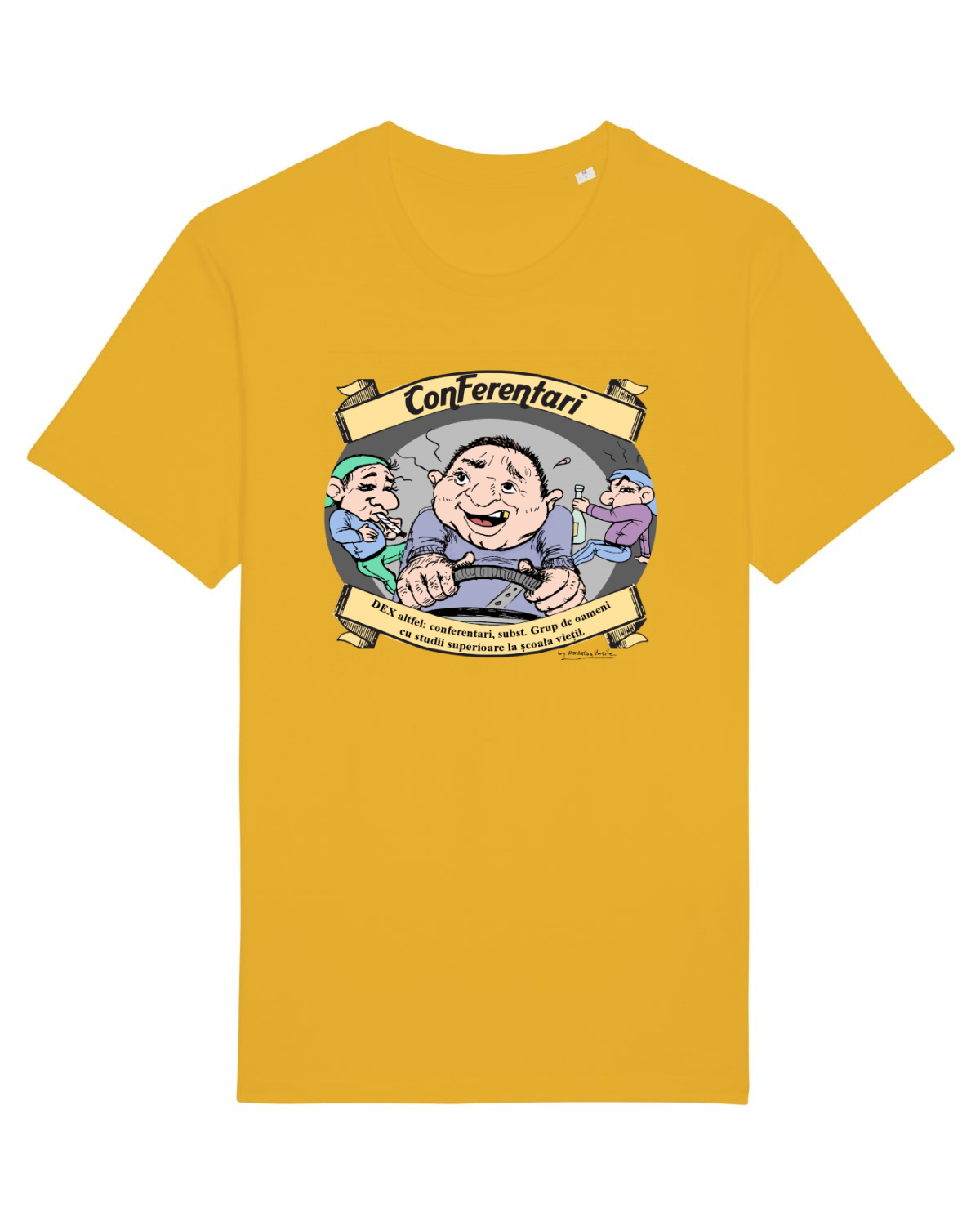 Tricou mânecă scurtă Unisex Rocker Spectra Yellow