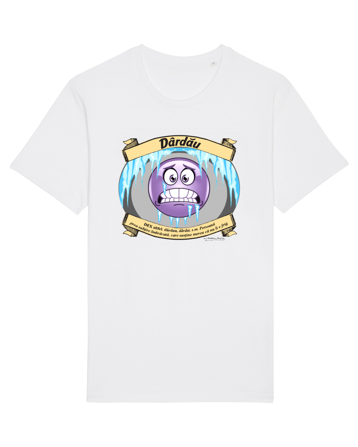 Tricou mânecă scurtă Unisex Rocker White