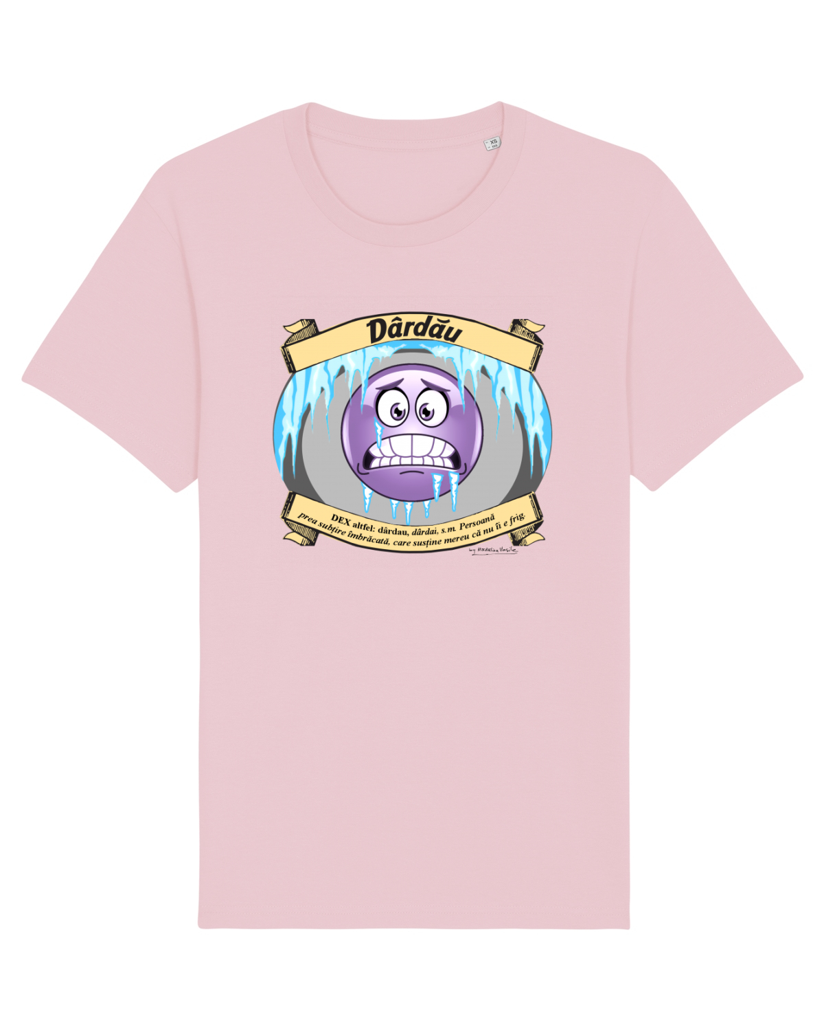 Tricou mânecă scurtă Unisex Rocker Cotton Pink