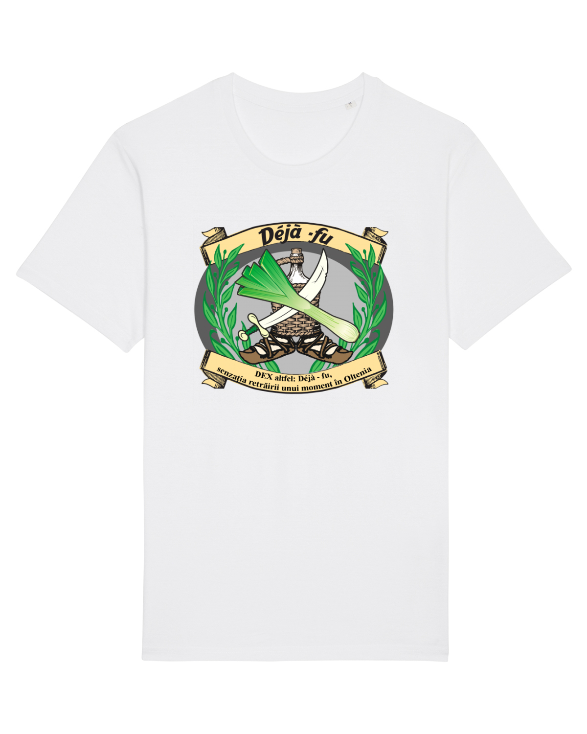 Tricou mânecă scurtă Unisex Rocker White