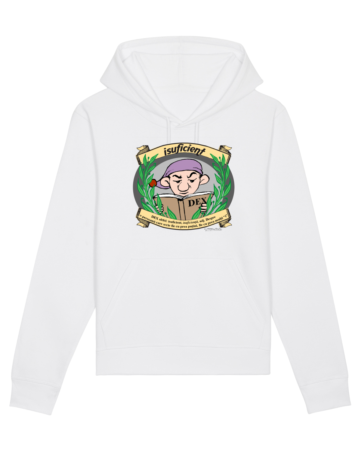 Hanorac Unisex Drummer White