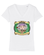 Isuficient - DEX altfel Tricou mânecă scurtă guler V Damă Evoker