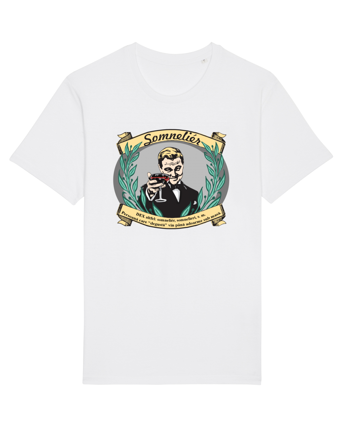 Tricou mânecă scurtă Unisex Rocker White