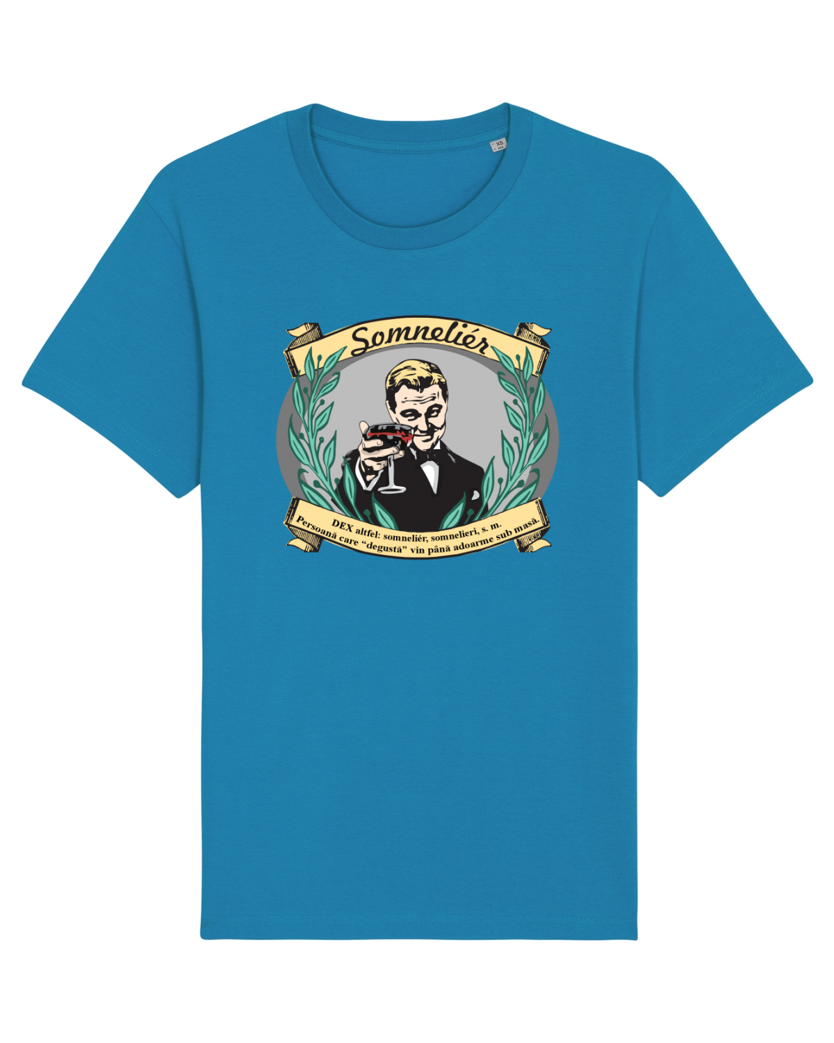 Tricou mânecă scurtă Unisex Rocker Azur