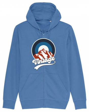 Vintage Mountain Bright Blue