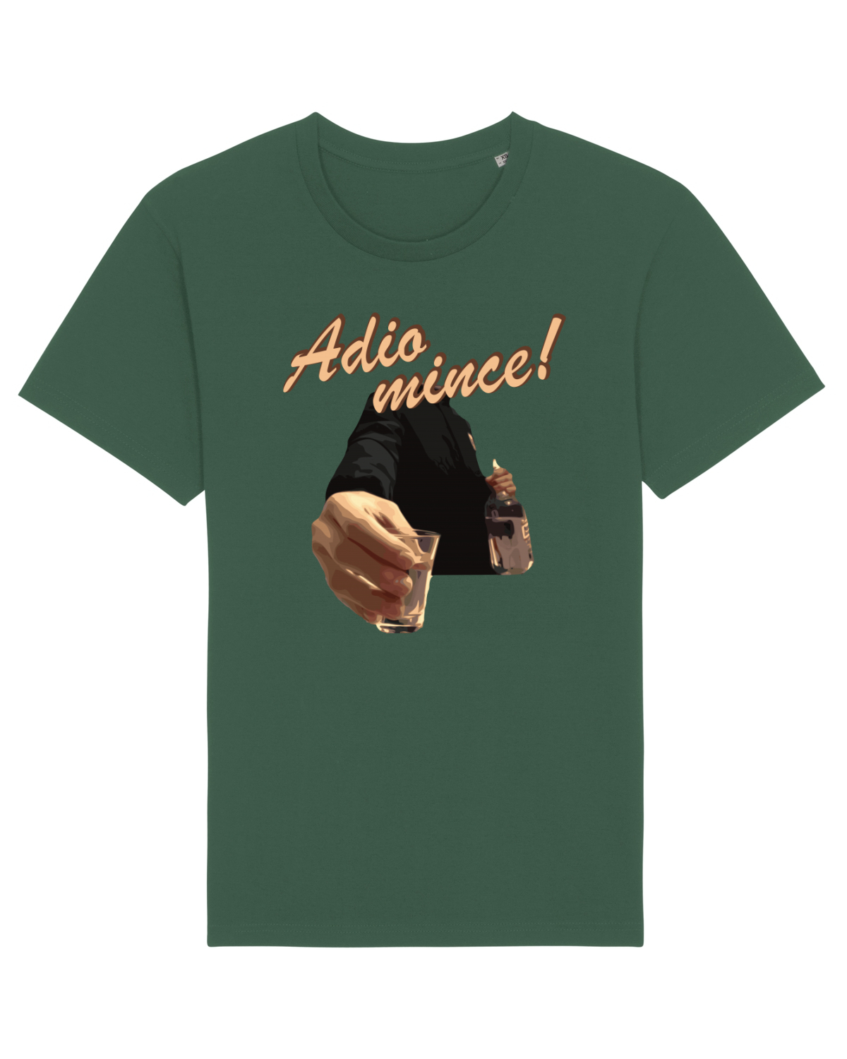 Tricou mânecă scurtă Unisex Rocker Bottle Green