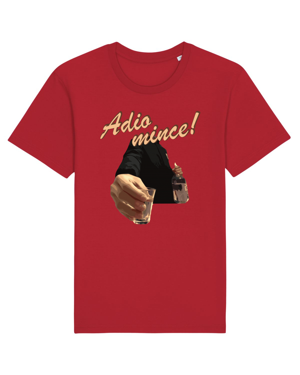 Tricou mânecă scurtă Unisex Rocker Red