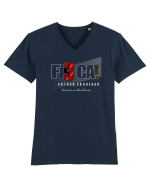 Fie ca! Tricou mânecă scurtă guler V Bărbat Presenter