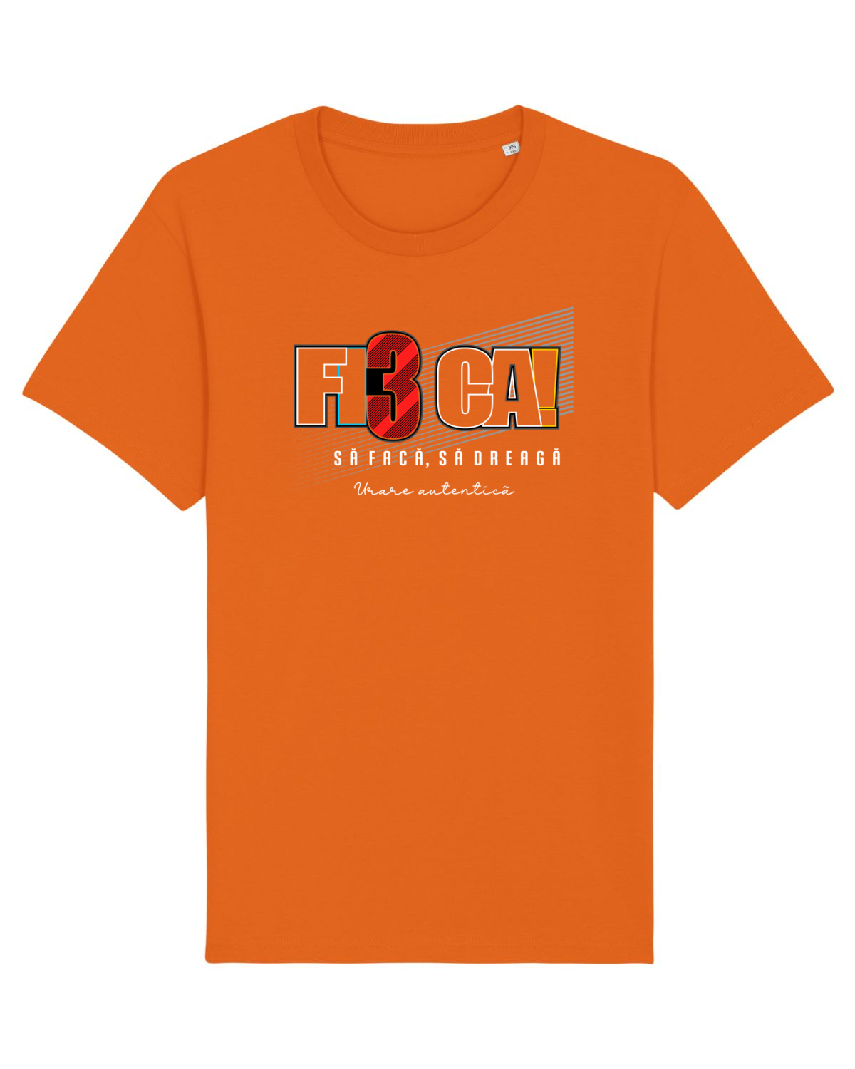 Tricou mânecă scurtă Unisex Rocker Bright Orange
