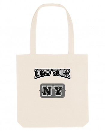 Retro Vintage New York College Jersey Natural